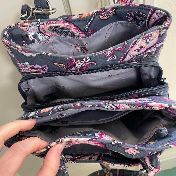 NWOT Vera Bradley Mini Multi-Compartment Crossbody-Felicity Paisley Bag - Picture 4 of 4